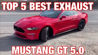 Top 5 BEST Exhaust for Ford Mustang GT 5.0L(Vol.1)!