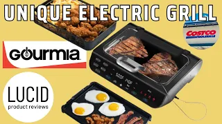 Gourmia FoodStation Smokeless Grill, Griddle & Air Fryer with Integrated Temperature Probe - Review