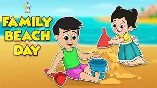 Family Beach Day | Grandmother's Place | English Moral Stories | English Animated