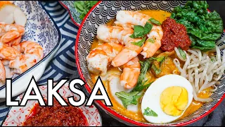 The ULTIMATE Singapore Laksa recipe with the perfect Sambal!