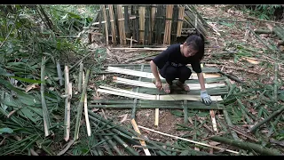 Survival Camping Alone in The Forest 30 Day Bushcraft Plumbing To Make Shower Outdoor With Bathroom