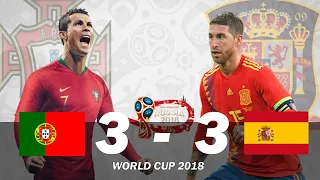 Cristiano Ronaldo Hits Hat-trick as Portugal Deny Spain In Six-Goal Thriller World Cup 2018