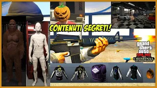 TUTTI I CONTENUTI SEGRETI DEL DLC CRIMINAL IN ARRIVO SU GTA 5 ONLINE! (Autosaloni, UFO, Armi, ecc..)