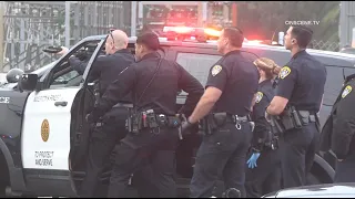 Wild Police Pursuit With Hostage Turns Into SWAT Standoff | San Diego