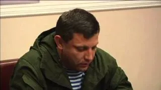 Donetsk Insurgent Leader Won't Resign: Zakharchenko says he will continue to fight Ukraine