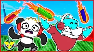 Roblox Doomspire Brick Battle Let's Play VTubers Combo Panda Vs Big Gil