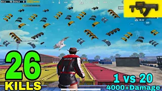 BEST LANDING IN NOVO | 26 KILLS SOLO VS SQUAD | PUBG MOBILE