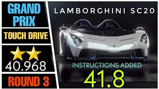 Asphalt 9 | Touch Drive | Lamborghini SC20 GP R 3 | Rat Race | 1 star & 2 star | Instructions Added