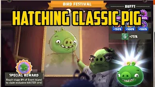 Hatching Classic Pig | AB Evolution Bird Festival | Final evolution and powers #angrybirds