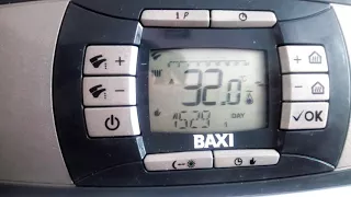 Котёл BAXI заводские настройки