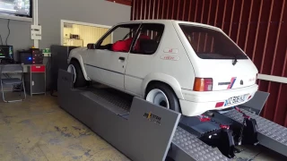 205 Rallye Banc d'essaie