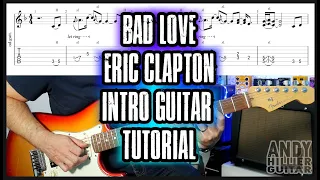 Eric Clapton Bad Love Intro Guitar Lesson
