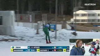 Lisa Vittozzi ass. Biathlon ass. Лиса Витоцци попка.