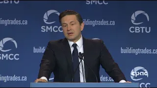 Conservative Leader Pierre Poilievre speaks at building trades union conference – April 30, 2024