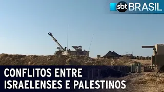 Número de mortos em conflito entre israelenses e palestinos passa de 70 | SBT Brasil (12/05/21)