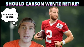 Should Carson Wentz retire? 😔| #shorts