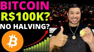 🔴 BITCOIN DISPARA!! R$100.000 NO HALVING? ANÁLISE TÉCNICA DO BTC!!