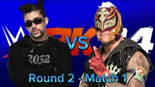 Cruiserweight Tournament | Bad Bunny vs Rey Mysterio | Round 2 - Match 1: WWE 2K24