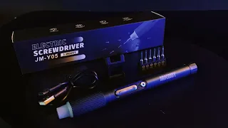 Unboxing video of 9 in 1 Dual dynamics electric screwdriver JM-Y05 (16:9)