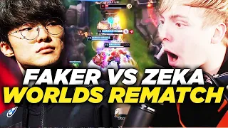 LS | WORLDS REMATCH! FAKER vs ZEKA | T1 vs HLE