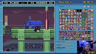 Mega Man Damage Shuffler - 10 games at once, shuffled on damage! [session 1/2]