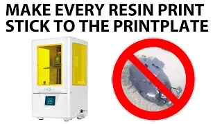 Make every resin print stick to the printplate!