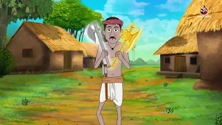 ईमानदार लकड़हारा || New Hindi Kahaniya | SSOFTOONS Hindi Kahani | Moral Stories in Hindi