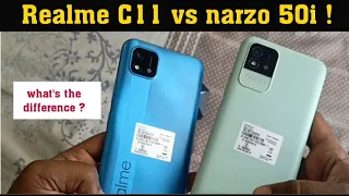 Realme c11 vs Realme narzo 50i full comparison review after usage | don't do mistake watch the video