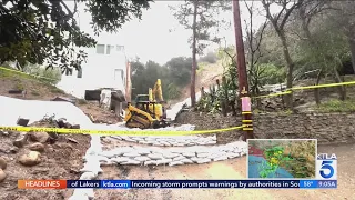 Foothill, canyon residents advised to be wary of increased mudslide risks with latest storm