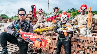 LTT Films : Warriors S.E.A.L X Nerf Guns Fight Rocket Mask Crime Group Extirpate Super Thief Scepter