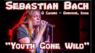 SEBASTIAN BACH performing "YOUTH GONE WILD" at the Q Casino in Dubuque, IA - September 21, 2019.