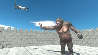 NEW UPDATED GORO THE GIANT vs ALL UNITS Animal Revolt Battle Simulator