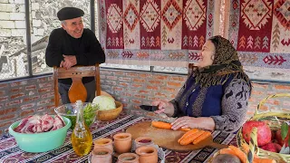 Cooking Famous Ukrainian Soup BORSCHT in the Village House! Incredibly Delicious BEEF Soup!