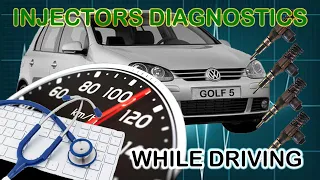 How to check fuel injectors | VW Golf 5 2,0 2008 Injectors diagnostics VCDS