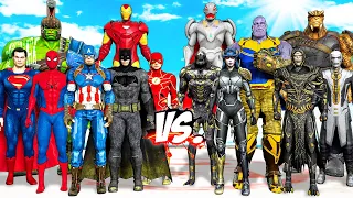 THE AVENGERS & JUSTICE LEAGUE VS THANOS ARMY - EPIC SUPERHEROES WAR