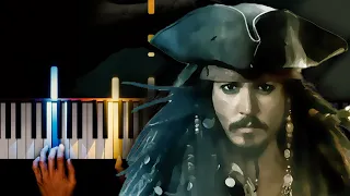 Pirates of the Caribbean Hoist the Colours Piano tutorial | PVisualiano
