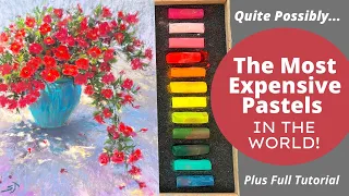 The Most Expensive Pastels in the World! Henri Roche' Soft Pastels - Plus Tutorial