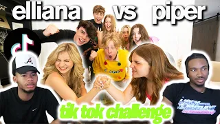 PIPER ROCKELLE vs ELLIANA WALMSLEY Viral TikTok Challenge Reaction  Video