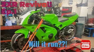 Revival! 1992 Kawasaki ZXR 400 L2 ep.1 will it run?