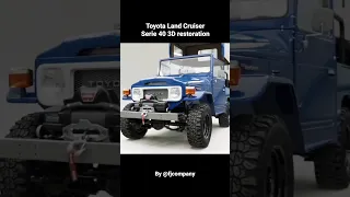 Toyota FJ40 restaurado en 3D, brutal! #toyota #landcruiser #fj40 #landcruiser40 #3d #3drender