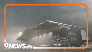 Heavy rain at Colorado Rapids game on 4th of July