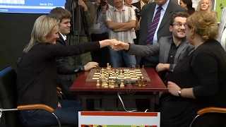 Mixed Doubles Chess |  Magnus Carlsen & Viktorija Cmilyte Vs Levon Aronian & Elina Danielian