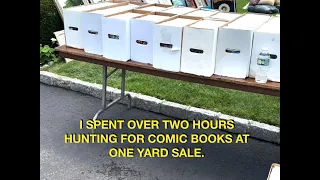 I Spent Over Two Hours Hunting for Comic Books at a Yard Sale.