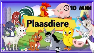 Plaasdiere vir kleuters / Alfabet klanke #Afrikaans #Kinders #Plaas