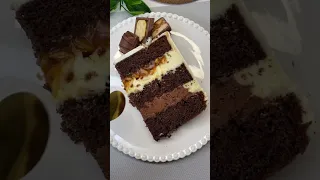 Шоколадный тортик СНИКЕРС