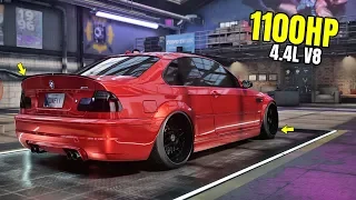 Need for Speed Heat Gameplay - 1100HP BMW M3 E46 Customization | Max Build 400+