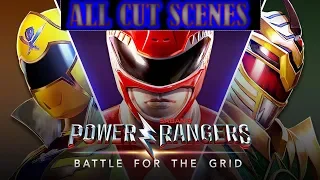 ALL STORY CUT SCENES - Power Rangers: Battle for the Grid