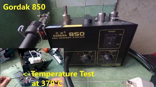 Gordak 850 Cheap Smd Rework Hot Air Soldering Station - Unboxing and Testing