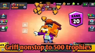 Griff Nonstop to 500 Trophies