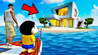 SHINCHAN AND FRANKLIN BOUGHT 100 CRORE LUXURIOUS SEA FACING MANSION IN GTA 5